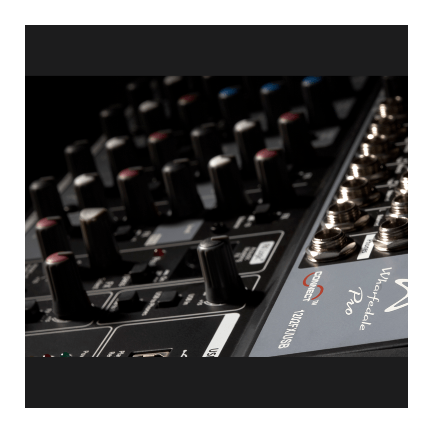 Wharfedale Pro Connect 1202FX/USB Compact Mixing Desk 7