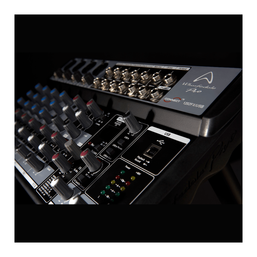 Wharfedale Pro Connect 1202FX/USB Compact Mixing Desk 9