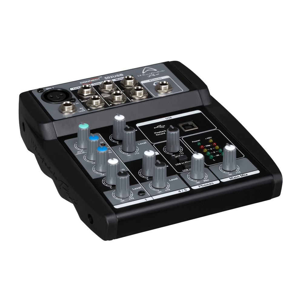 Wharfedale Pro Connect 502 USB Compact Mixing Desk 3