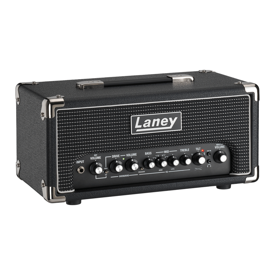 Laney Digbeth DBF200H - 200W Bass Head With FET & Tube-Style Drive 2