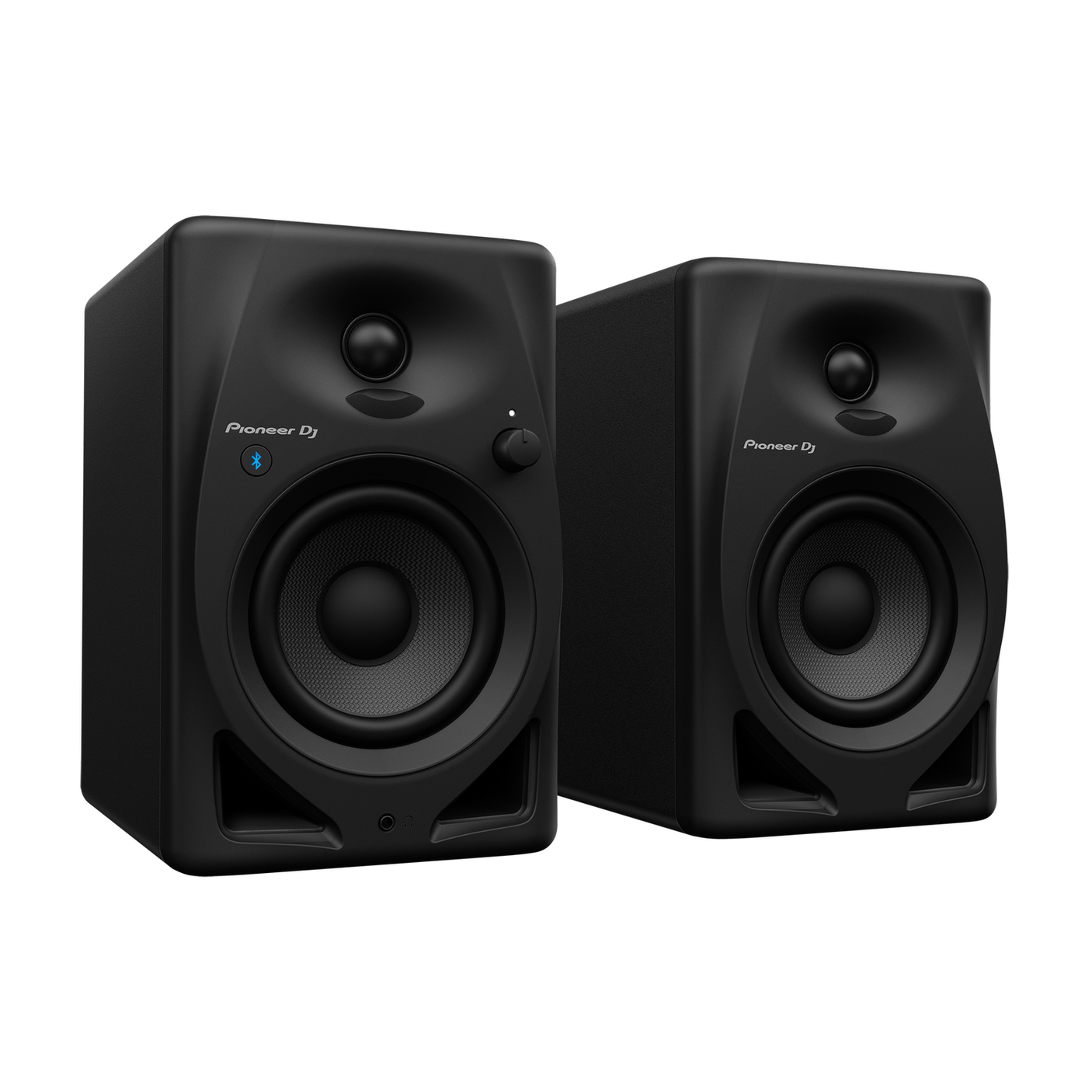 Pioneer DJ DM-40D-BT 4" Active Bluetooth Desktop Monitors, Pair Black 1