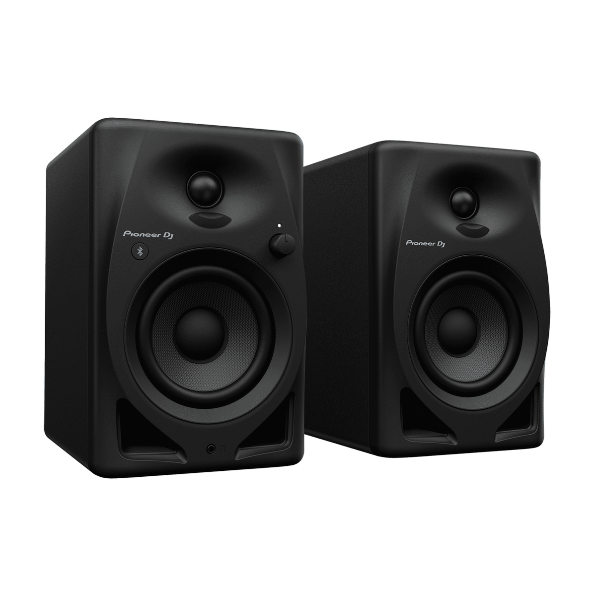 Pioneer DJ DM-40D-BT 4" Active Bluetooth Desktop Monitors, Pair Black 1