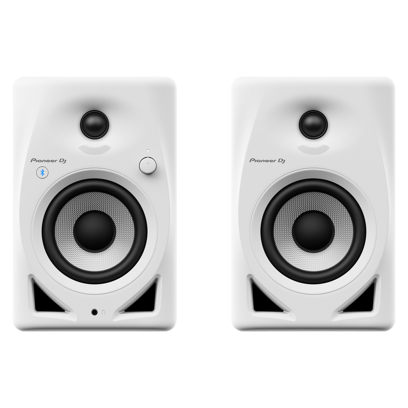Pioneer DJ DM-40D-BT-W 4" Active Bluetooth Desktop Monitors, Pair White 3