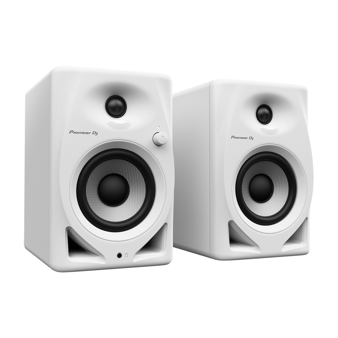 Pioneer DJ DM-40D-W 4" Active Desktop Monitors, Pair White 1