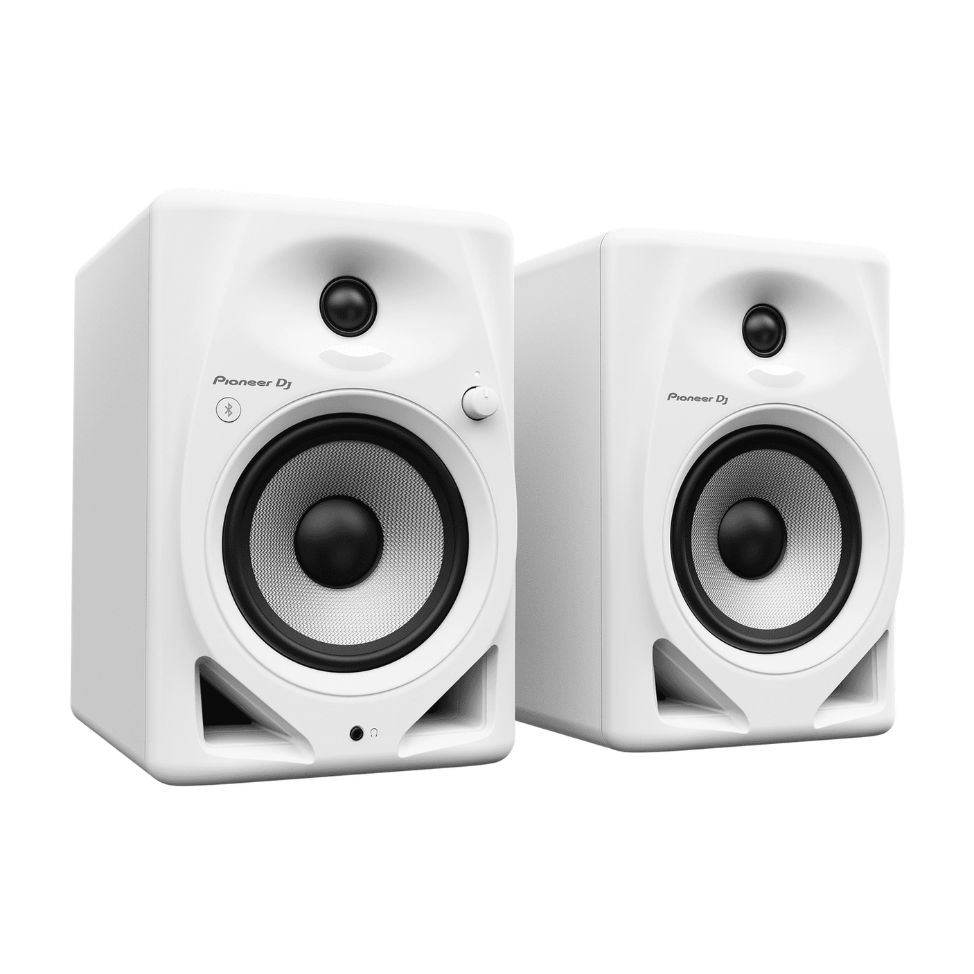 Pioneer DJ DM-50D-BT-W 5" Active Bluetooth Desktop Monitors, Pair White 1