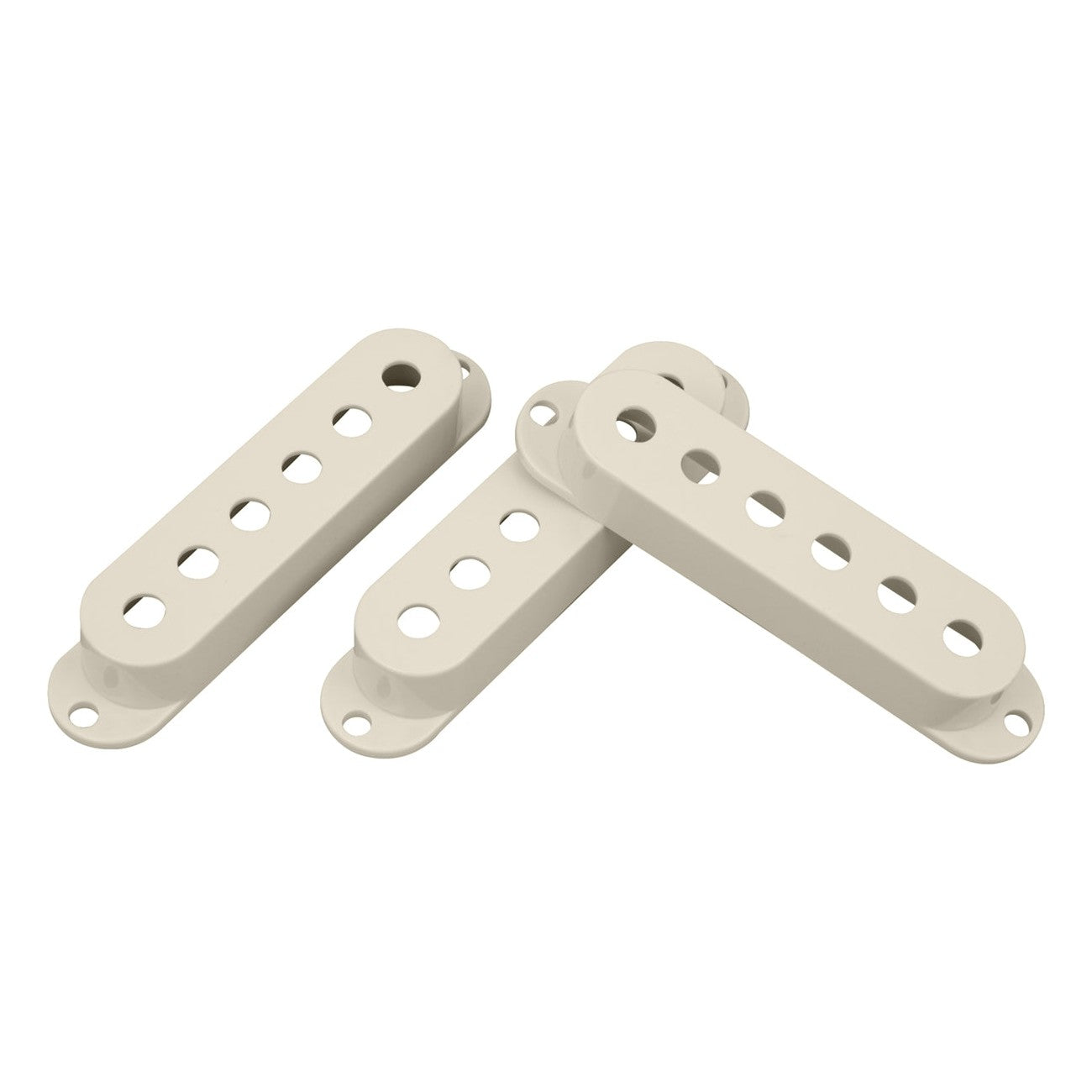 DiMarzio DM2001AW Strat Single-Coil Pickup Covers Set of 3 - Aged White 1