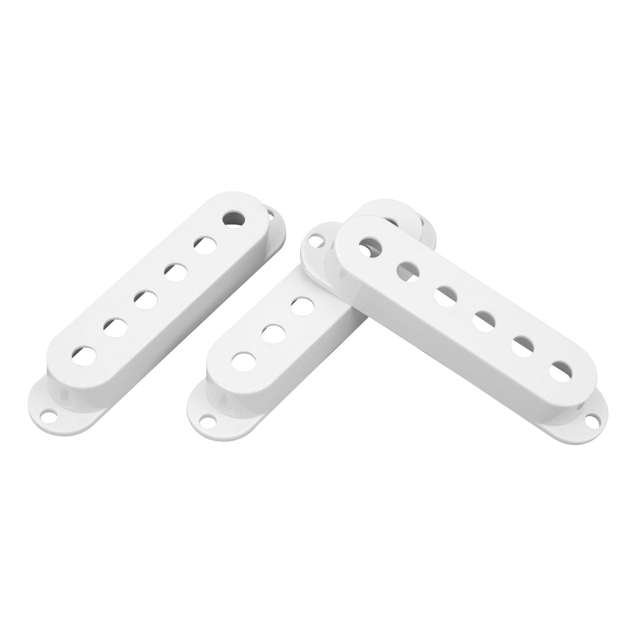 DiMarzio DM2000W Vintage Strat Single-Coil Pickup Covers Set of 3 - White 1
