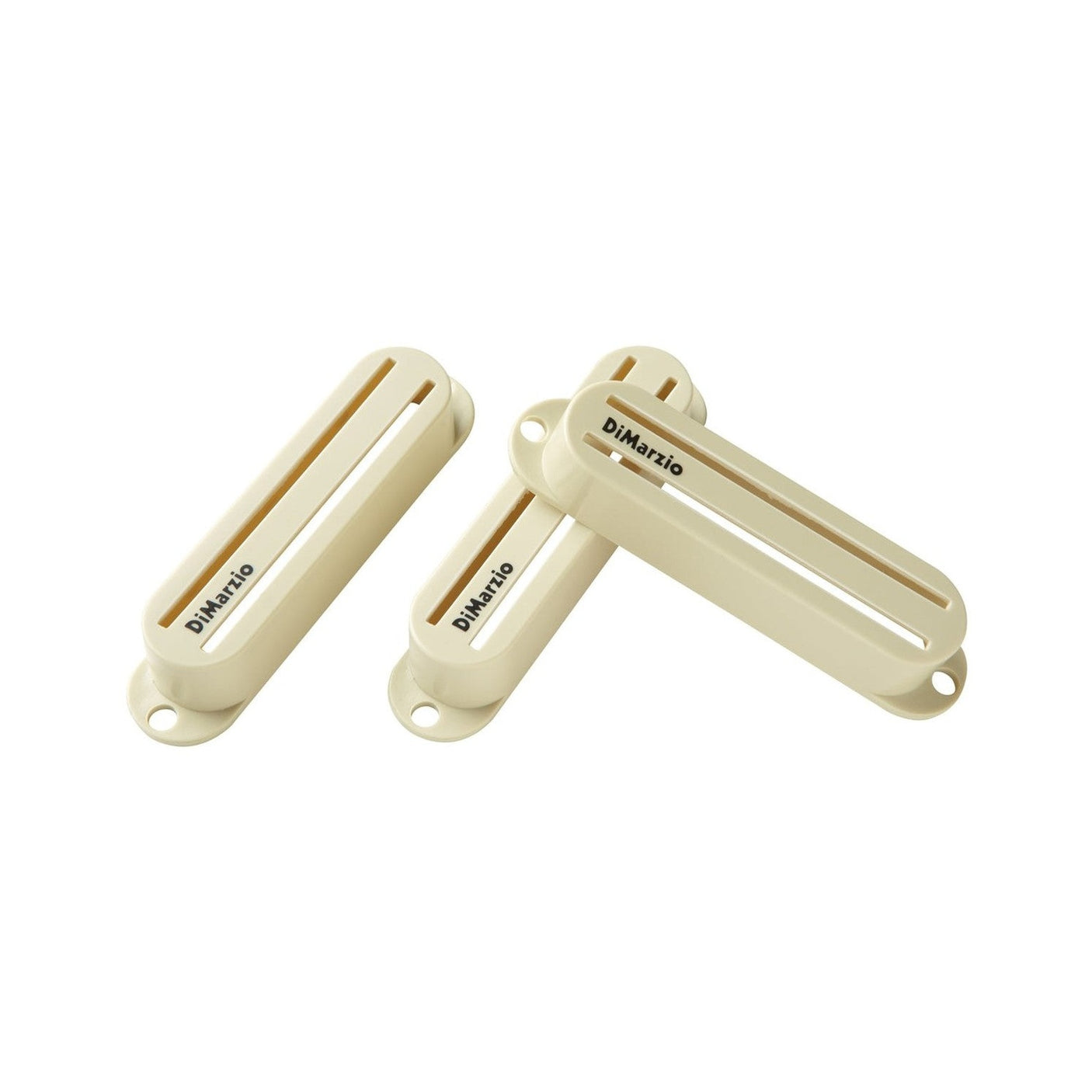 DiMarzio DM2002AW Fast Track Pickup Covers Set of 3 - Aged White 1