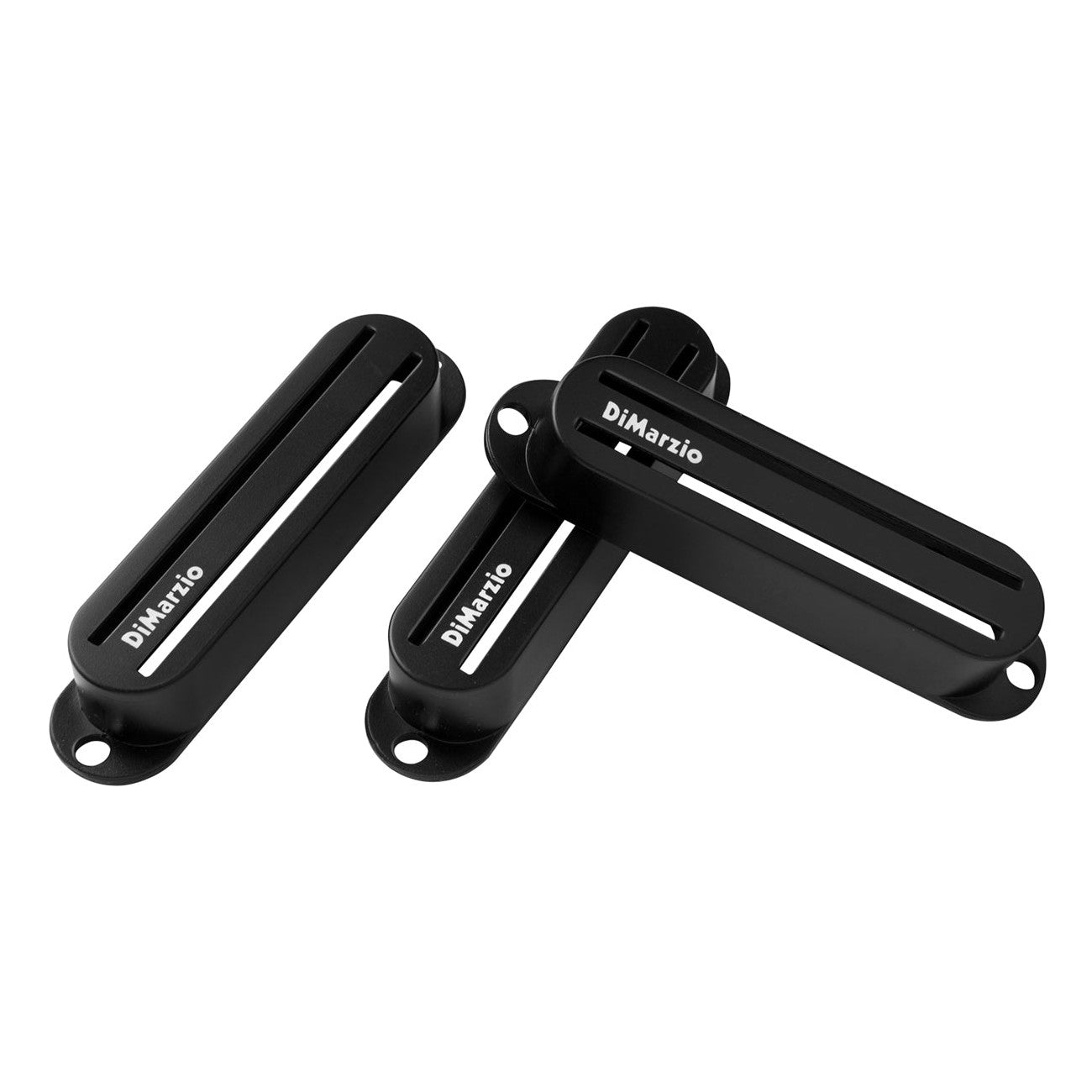 DiMarzio DM2002BK Fast Track Pickup Covers Set of 3 - Black 1