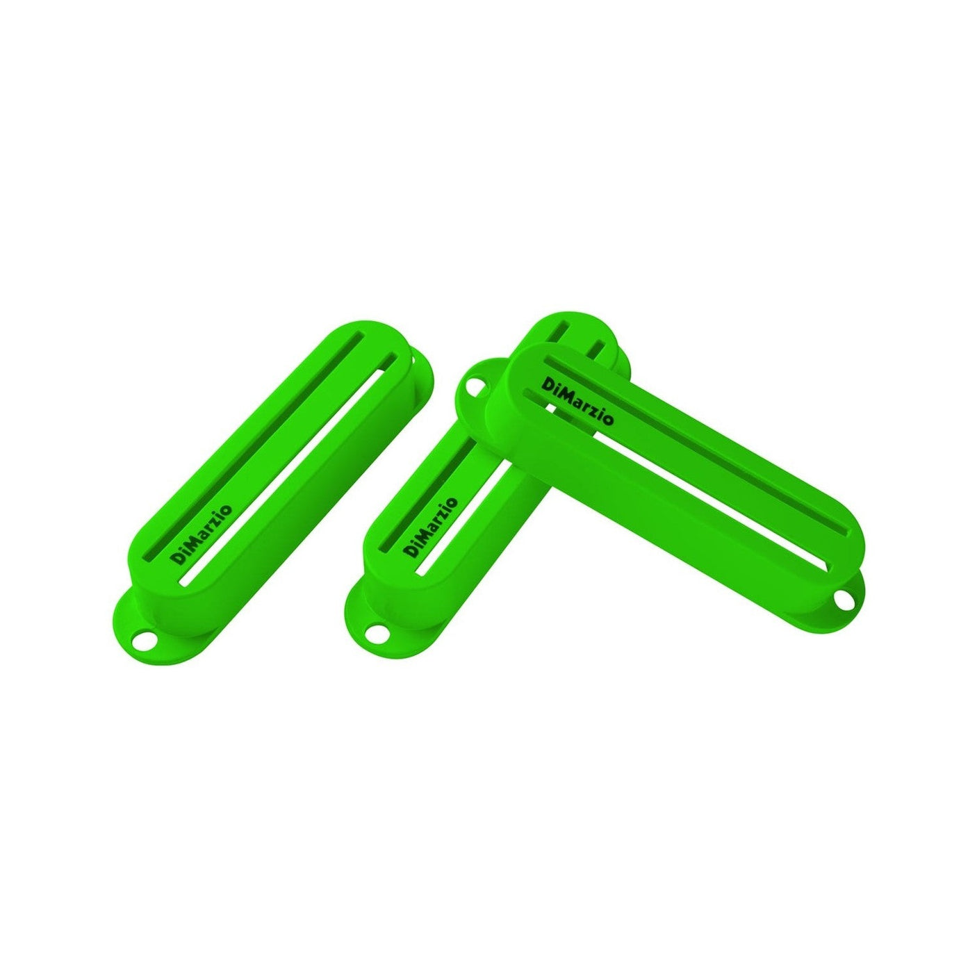 DiMarzio DM2002GN Fast Track Pickup Covers Set of 3 - Green 1
