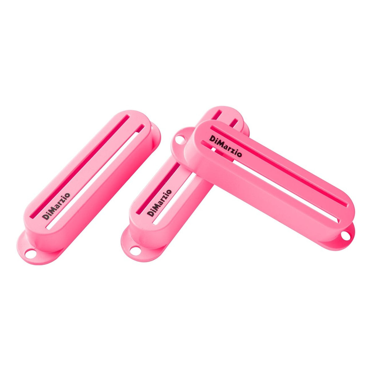 DiMarzio DM2002PK Fast Track Pickup Covers Set of 3 - Pink 1