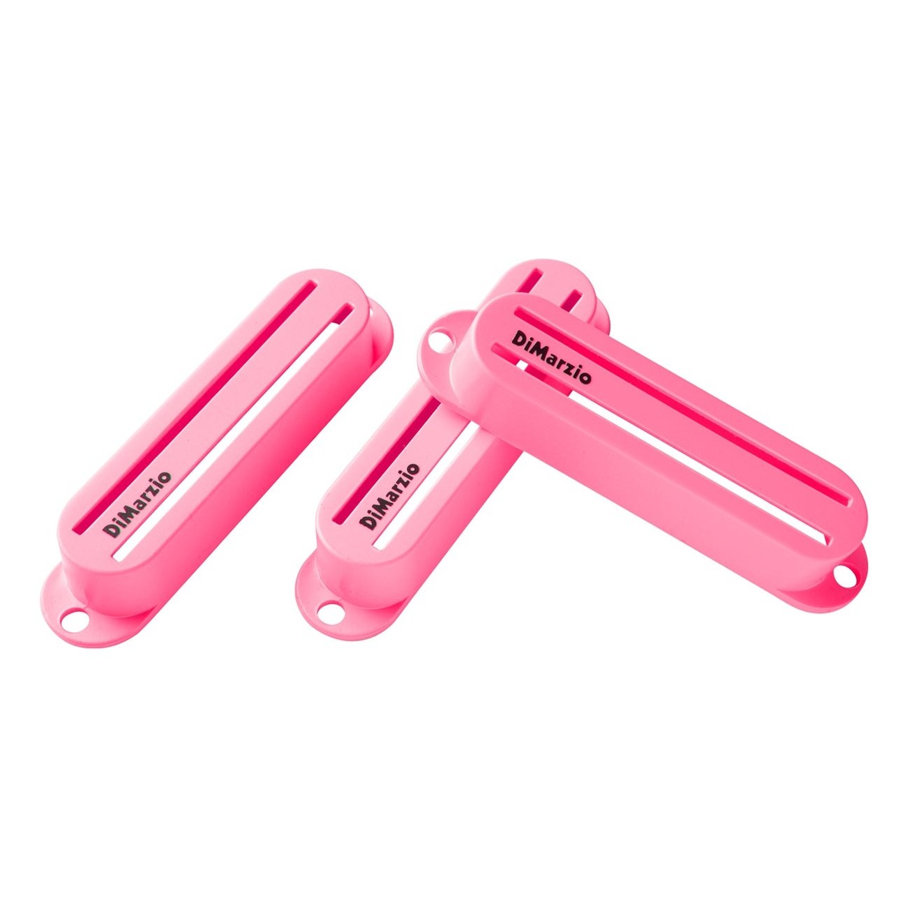 DiMarzio DM2002PK Fast Track Pickup Covers Set of 3 - Pink 1