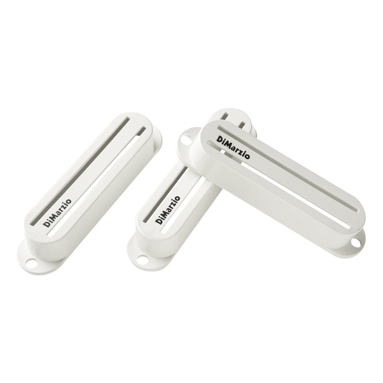 DiMarzio DM2002W Fast Track Pickup Covers Set of 3 - White 1