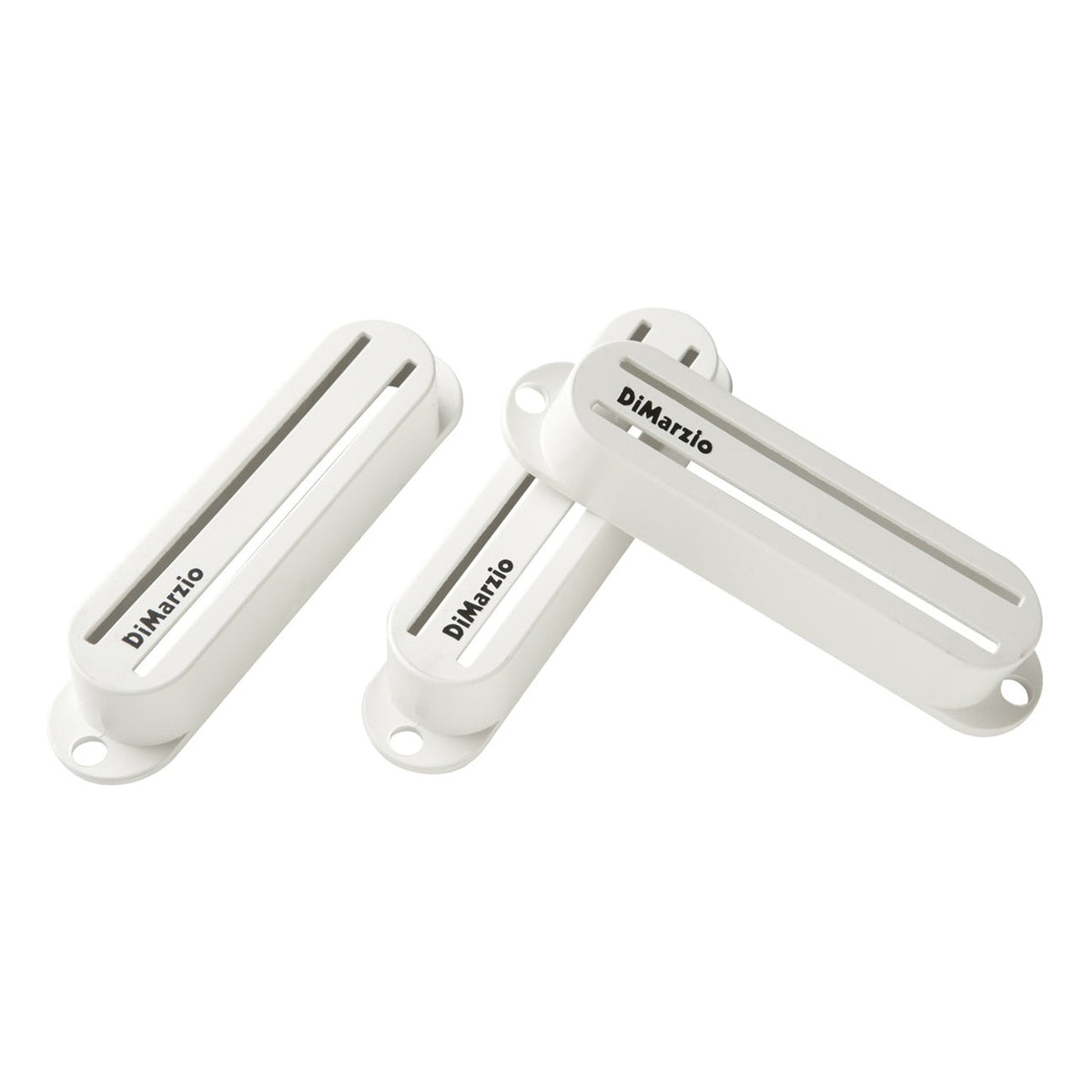 DiMarzio DM2002W Fast Track Pickup Covers Set of 3 - White 1