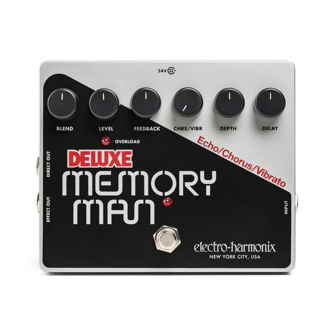 Electro-Harmonix Deluxe Memory Man - Analog Delay / Chorus / Vibrato Pedal 1