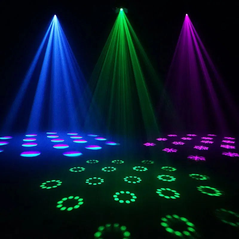 Equinox Helix 100W Gobo Flower LED Effect Light – Black 6