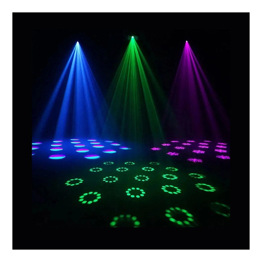 Equinox Helix 100W Gobo Flower LED Effect Light – Black 6