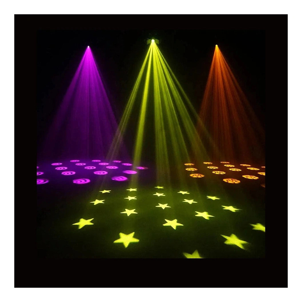 Equinox Helix 100W Gobo Flower LED Effect Light – Black 7