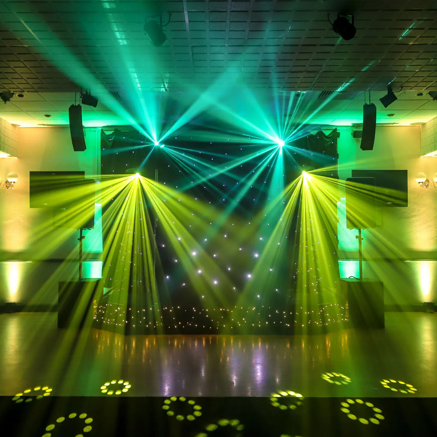 Equinox Helix 100W Gobo Flower LED Effect Light – Black 12