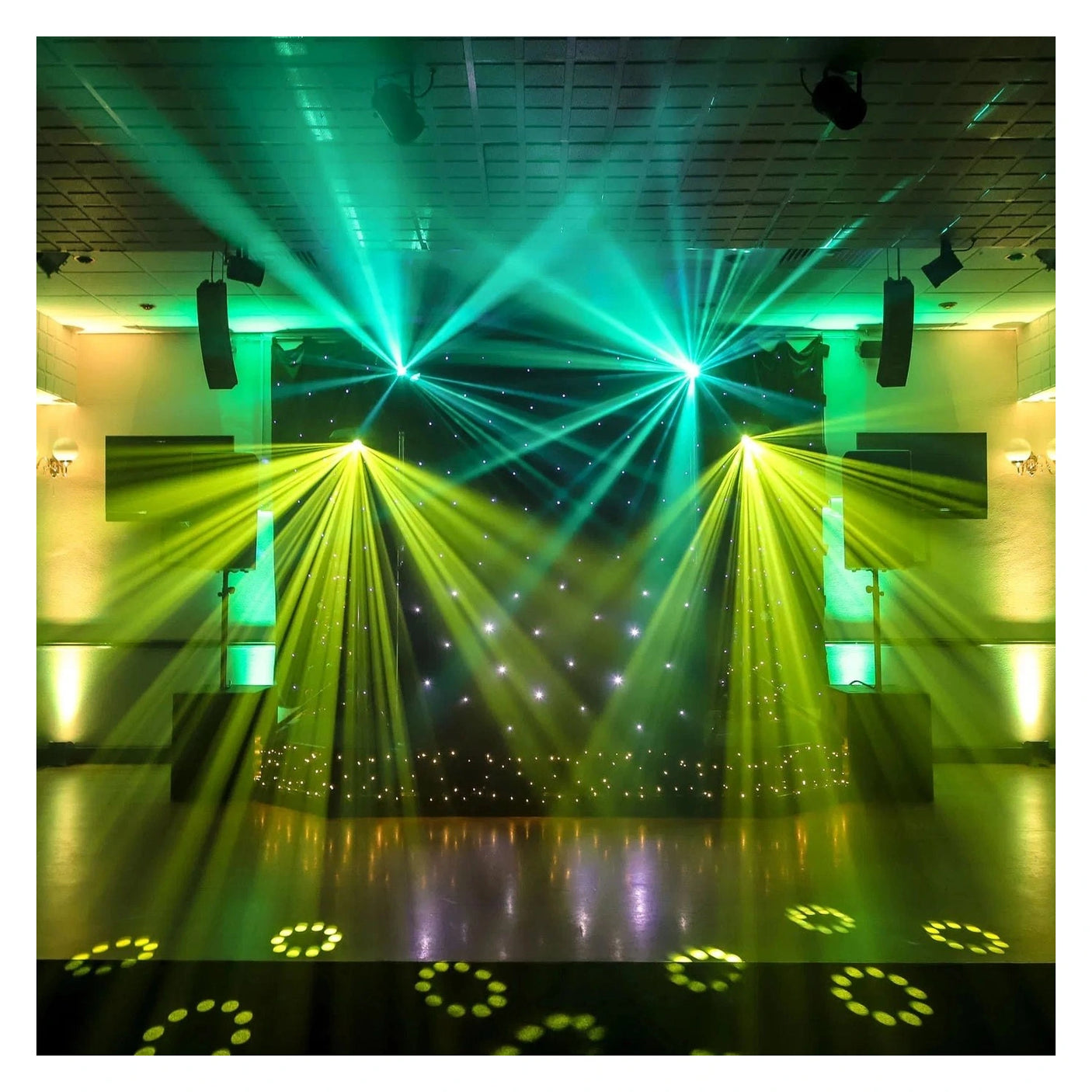 Equinox Helix 100W Gobo Flower LED Effect Light – Black 12