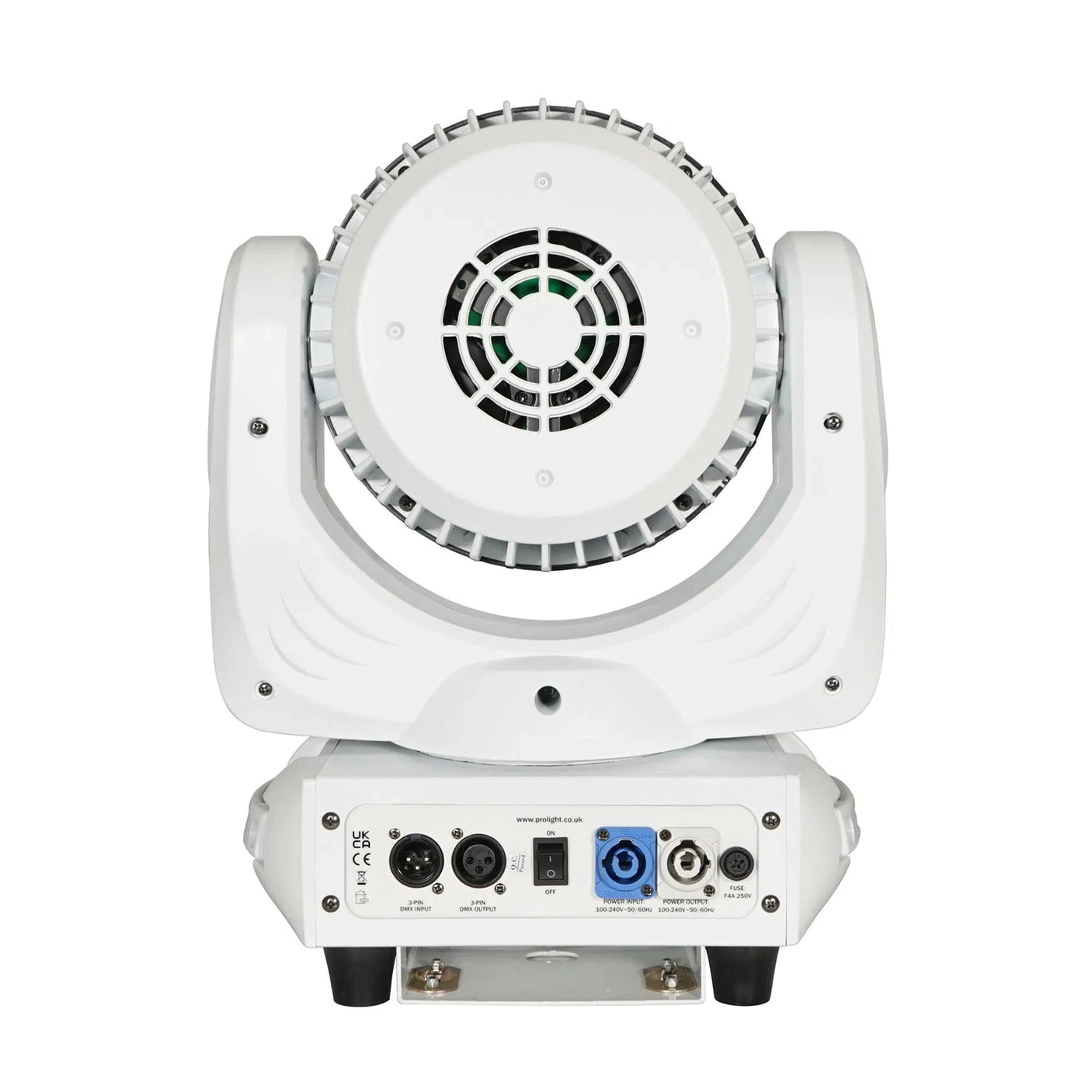 Equinox Fusion 260ZR MKII LED Wash Moving Head White Housing 12
