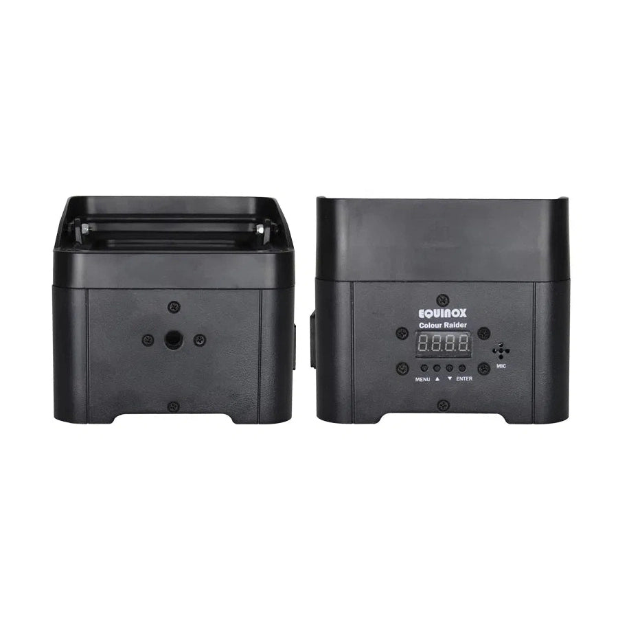Equinox Colour Raider Uplighter Pack - 4 x 4W RGBW LEDs 5