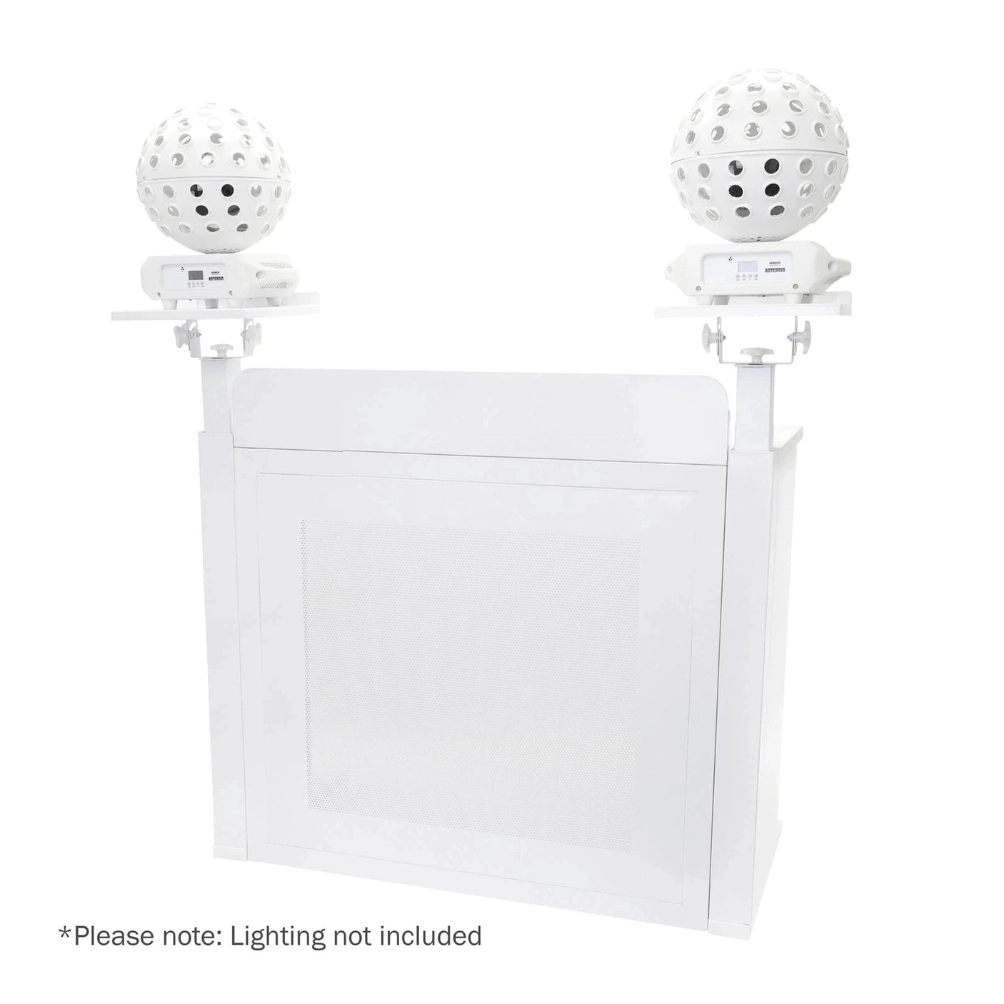 Equinox Quick Folding DJ Event Booth - White 2