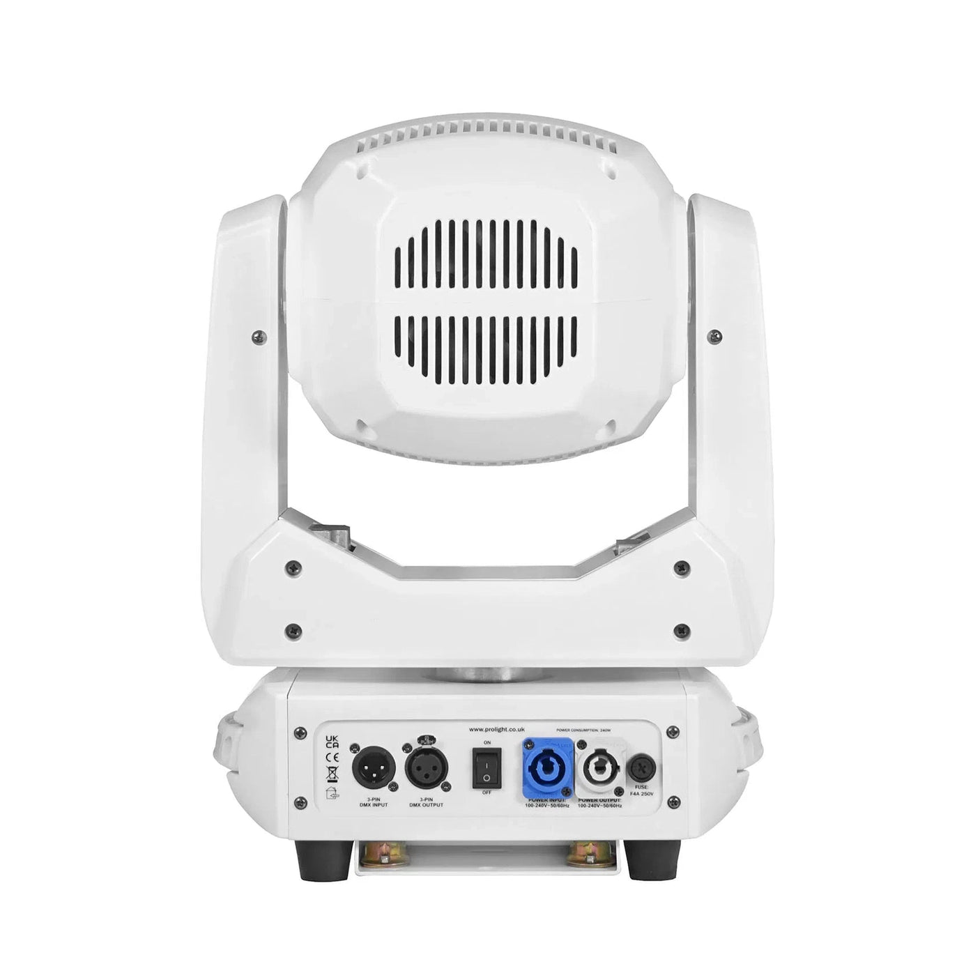 Equinox Fusion 200 Zoom Spot LED Moving Head White Housing 3