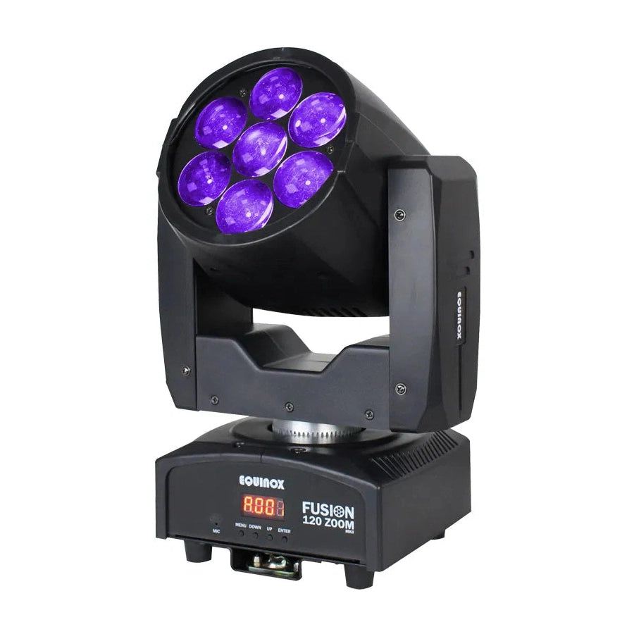 Equinox Fusion 120 Zoom MKII LED Moving Head Black Housing 1