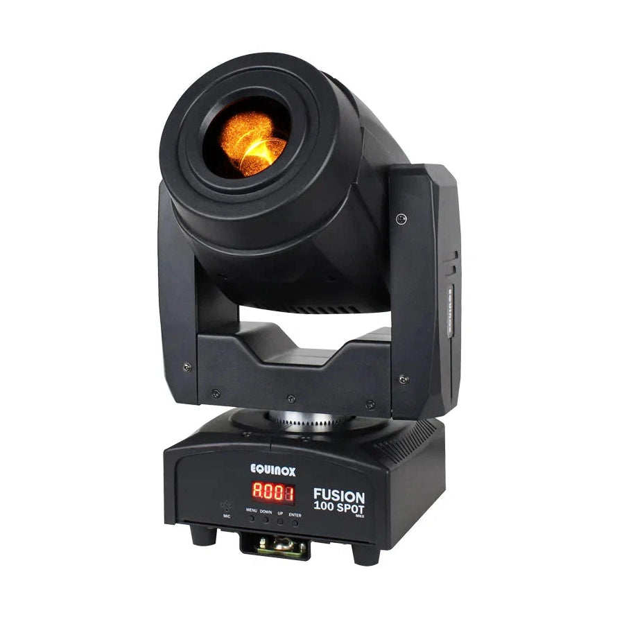 Equinox Fusion 100 Spot MKII LED Moving Head Black Housing 1