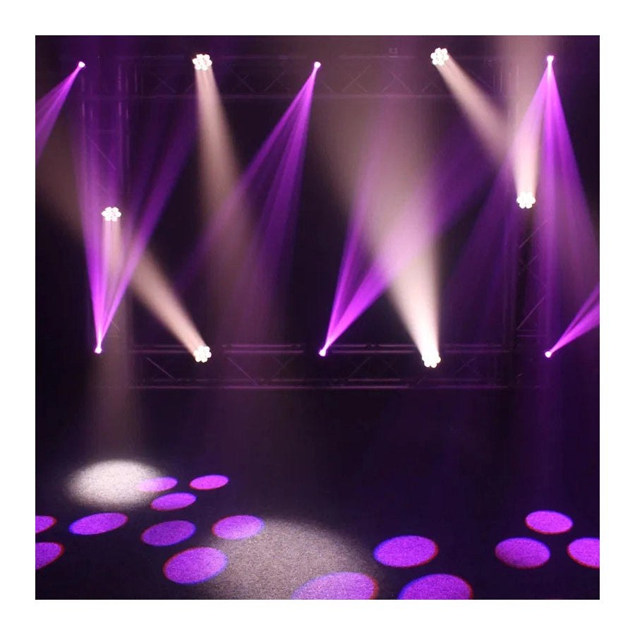 Equinox Fusion 100 Spot MKII LED Moving Head White Housing 12