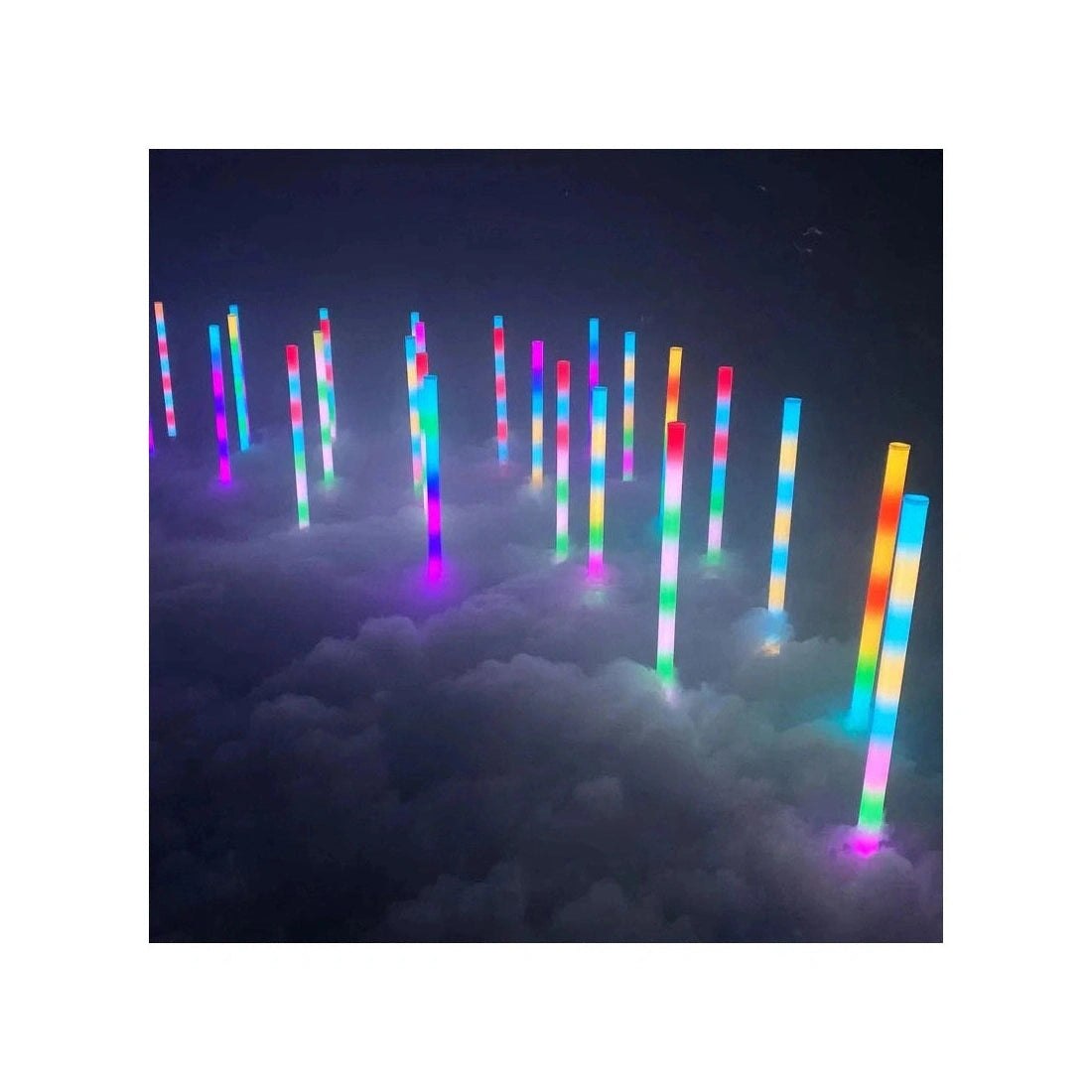 Equinox Pulse Tube Lithium Colour Changing RGB LED Tube Battery Powered 9