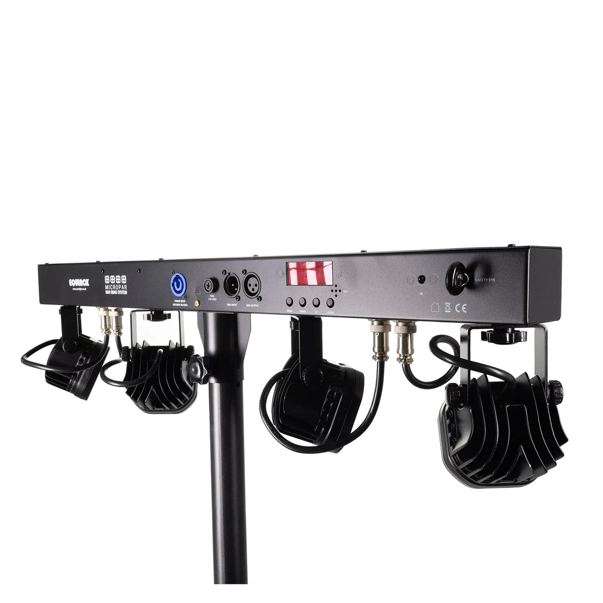 Equinox MicroPar Bar Quad Lighting T-Bar System 7