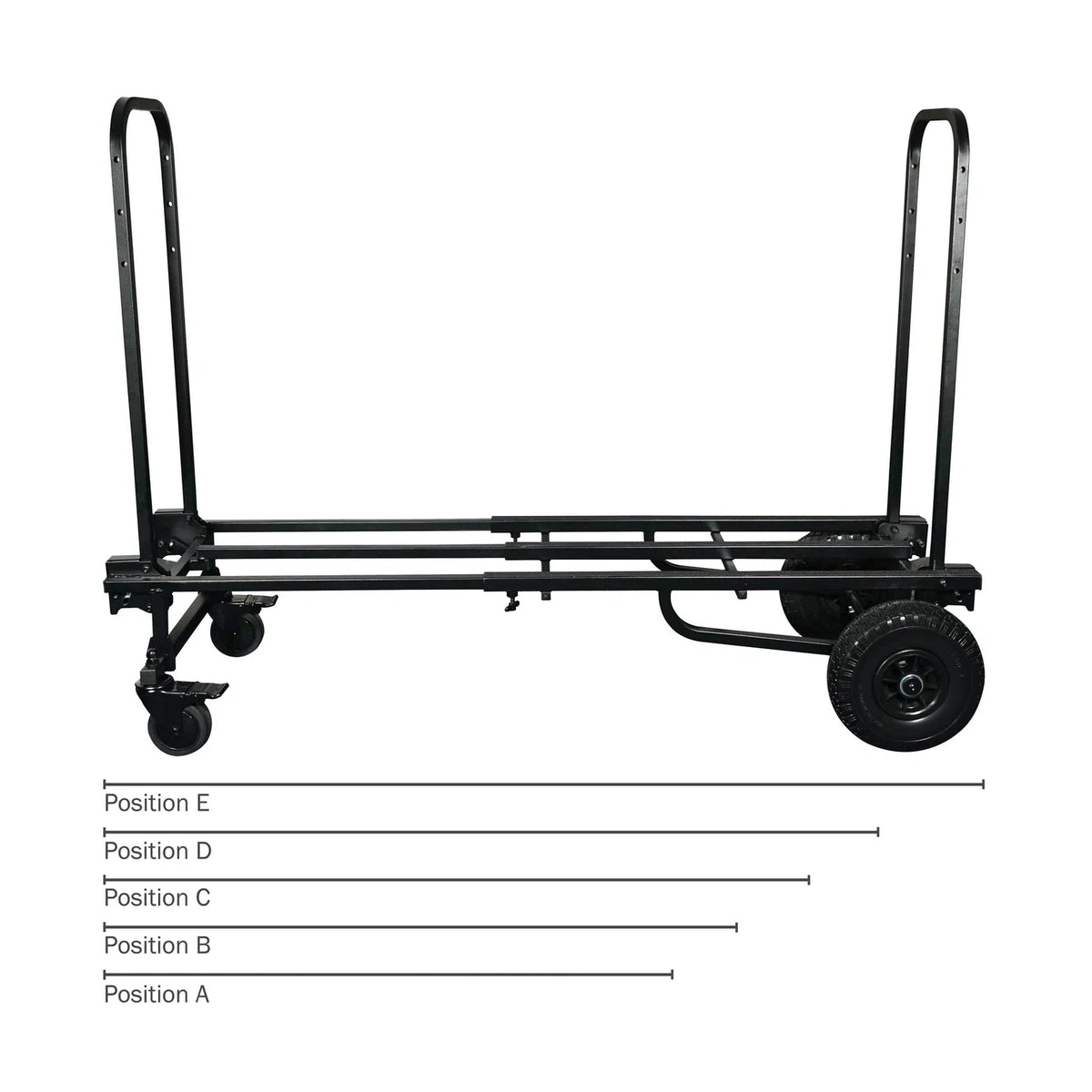 Equinox Kit Kart 5-Position Equipment Trolley, 300kg Load 10