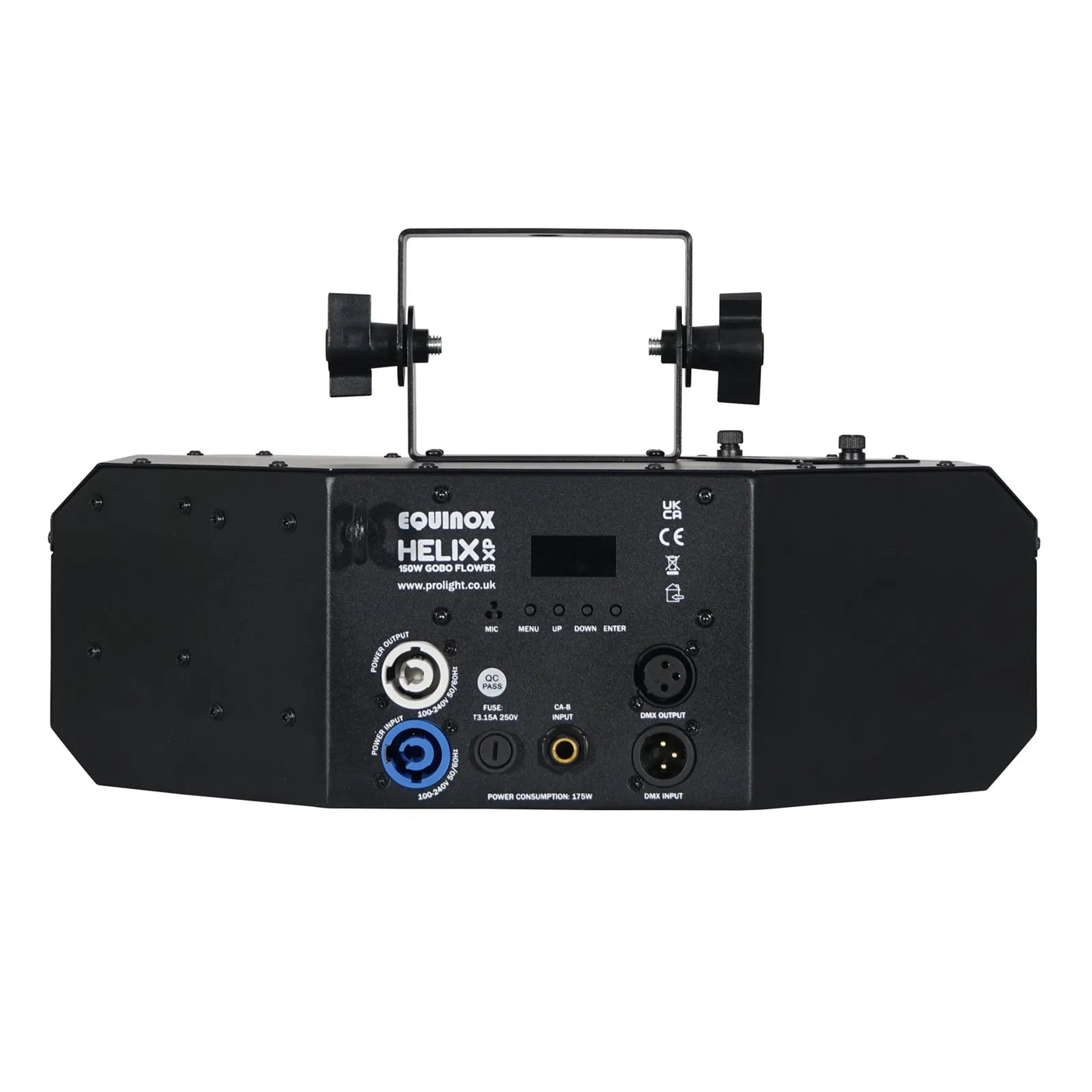 Equinox Helix XP 150W Gobo Flower LED Effect Light – Black 5