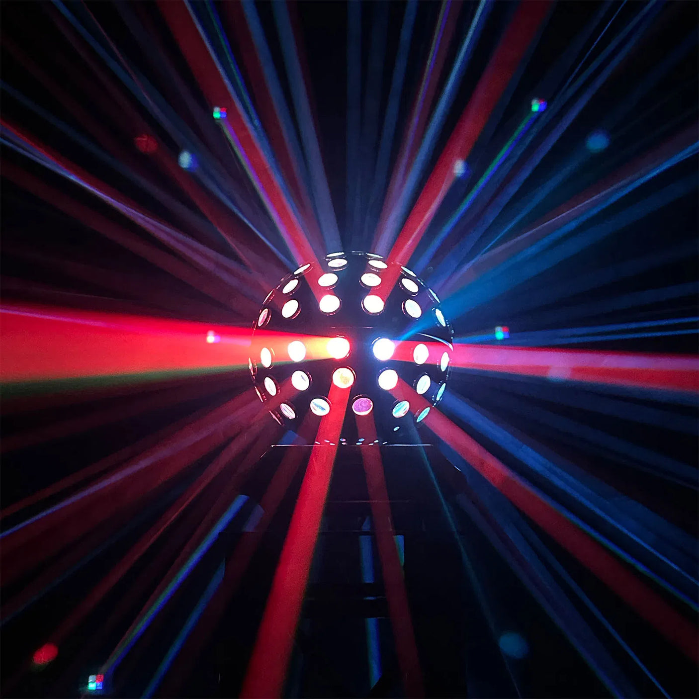 Equinox Asteroid 5 x 40W RGBW LED Mirrorball Effect Light – Black 7