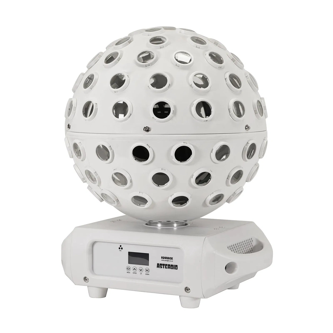 Equinox Asteroid 5 x 40W RGBW LED Mirrorball Effect Light – White 2