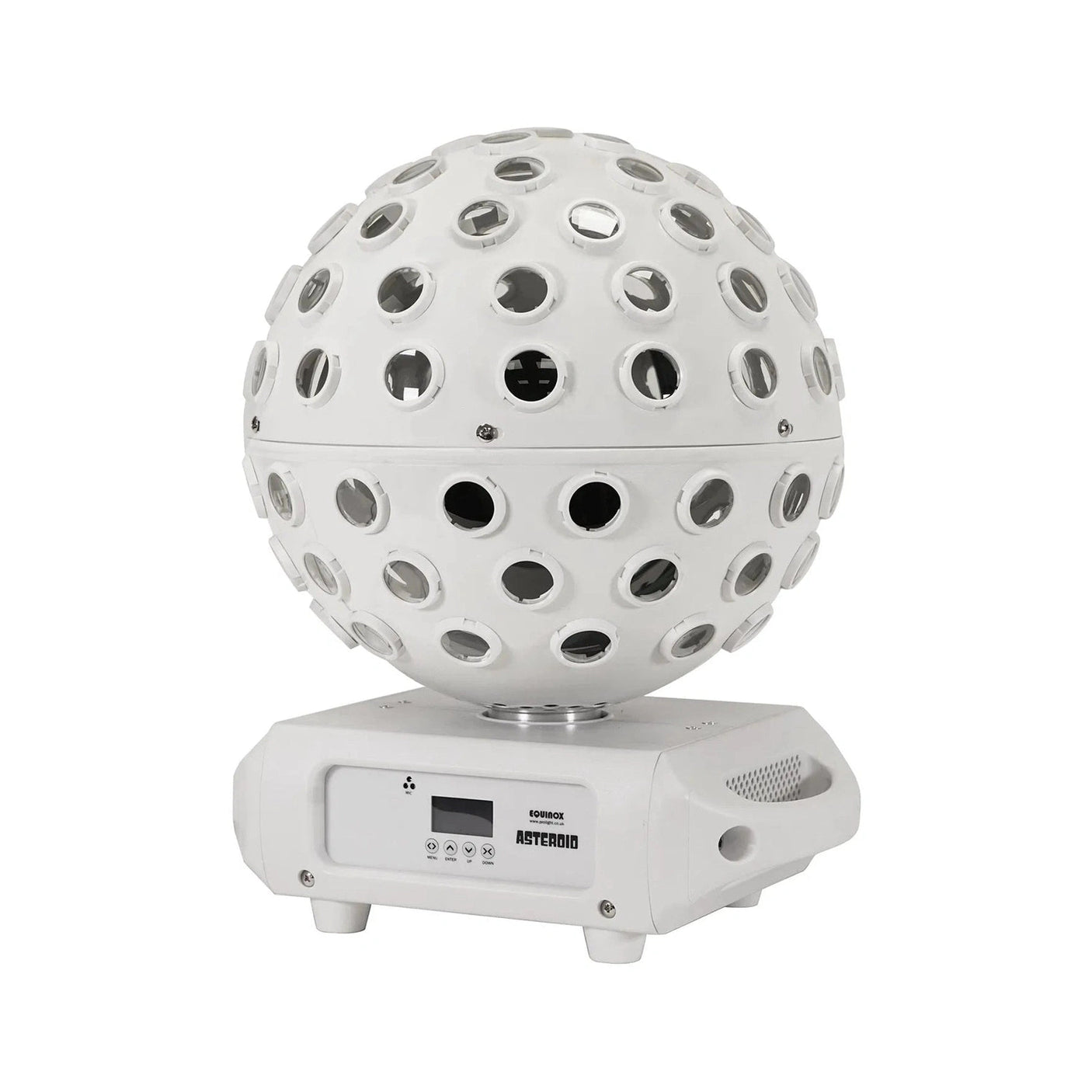 Equinox Asteroid 5 x 40W RGBW LED Mirrorball Effect Light – White 2