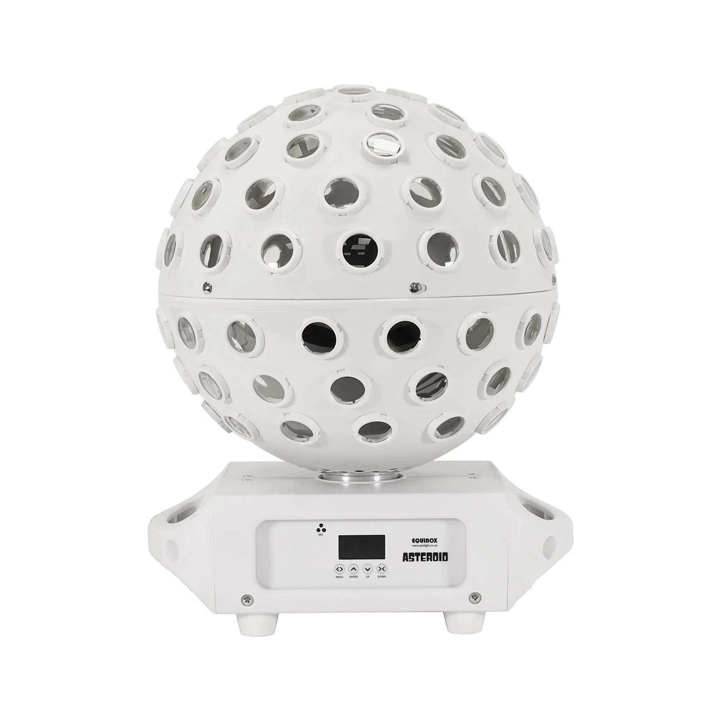 Equinox Asteroid 5 x 40W RGBW LED Mirrorball Effect Light – White 4