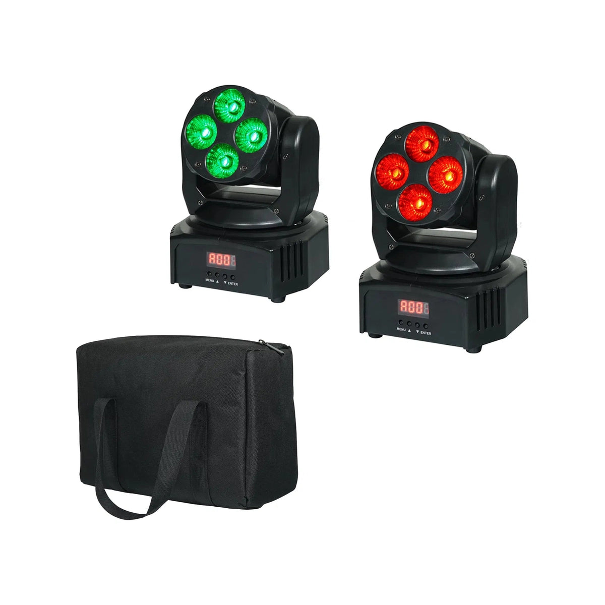 Equinox Fusion 40 Pack - Dual LED Moving Heads with Bag & Cable 1