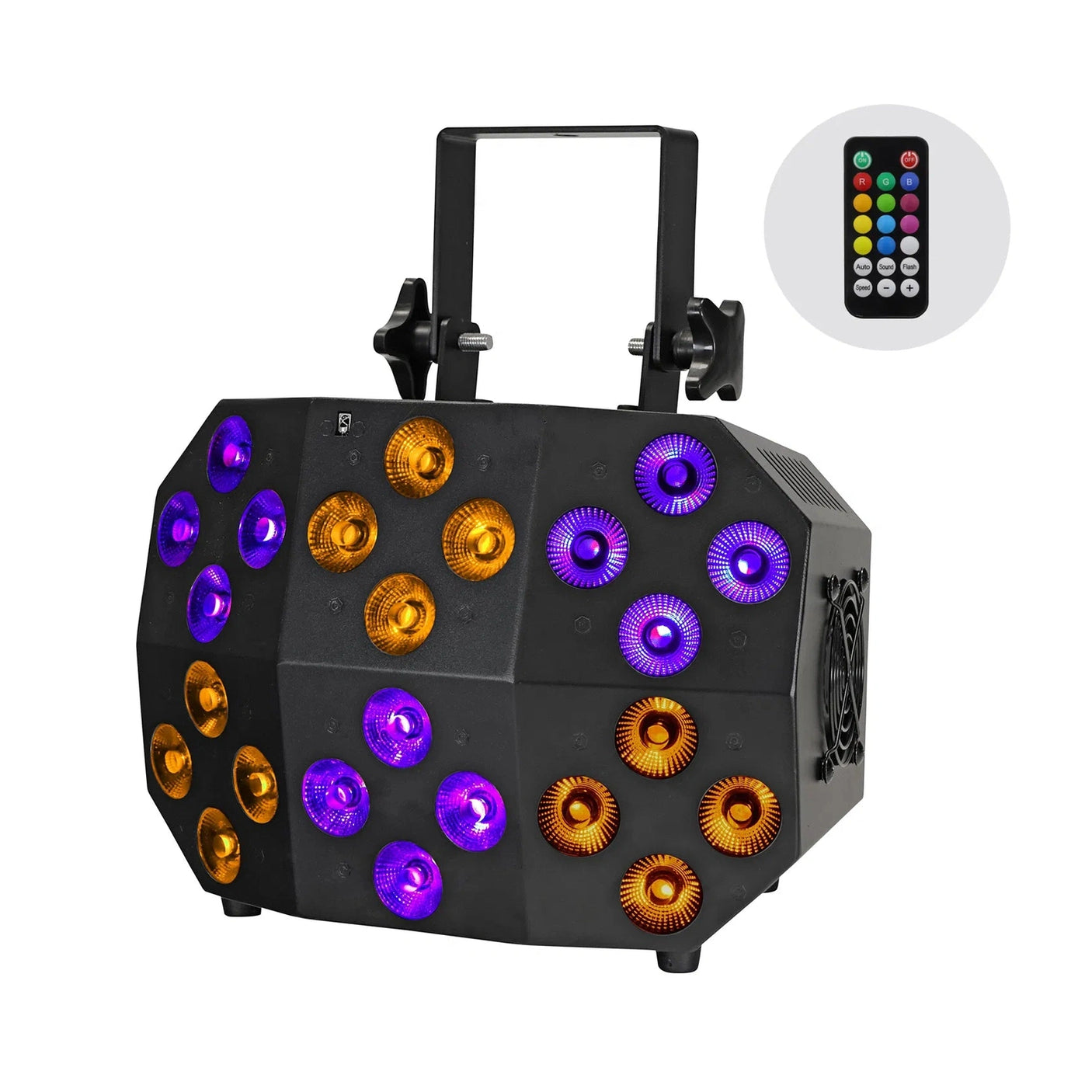 Equinox Double Decker RGBWAUV LED Wash Effect Light 1