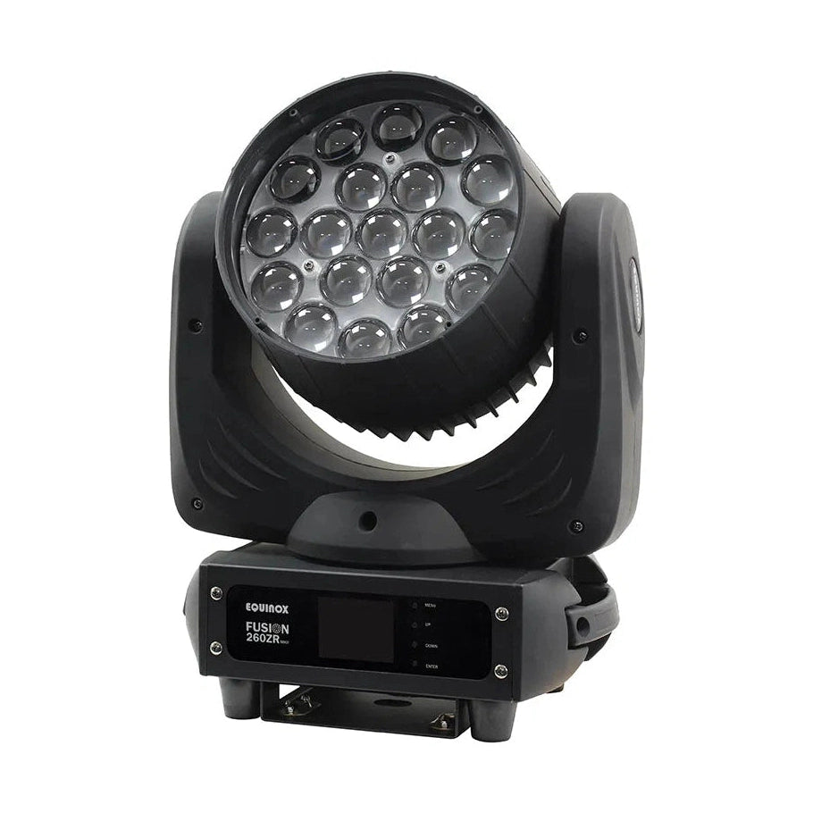 Equinox Fusion 260ZR MKII LED Wash Moving Head Black Housing 2