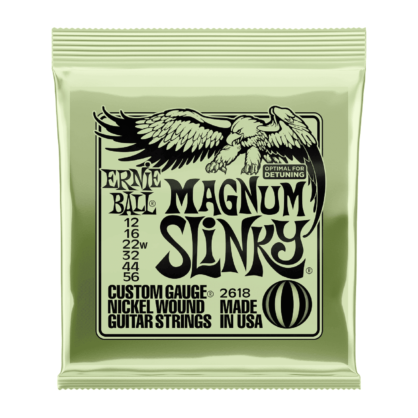 Ernie Ball Magnum Slinky Nickel Wound Electric Guitar Strings .012-.056 1
