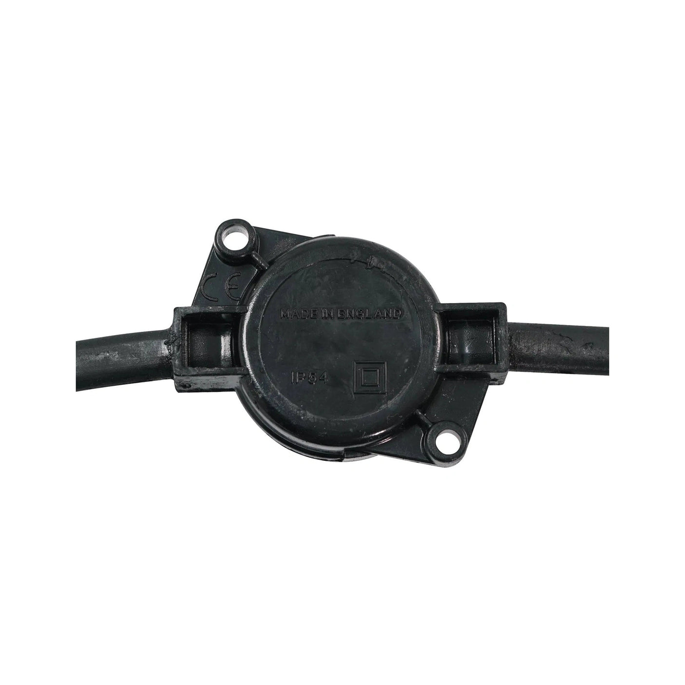 Elumen8 25m Heavy Duty Rubber Festoon String – 1m Spacing, 16A Plug & Socket Lamps Not Included 8
