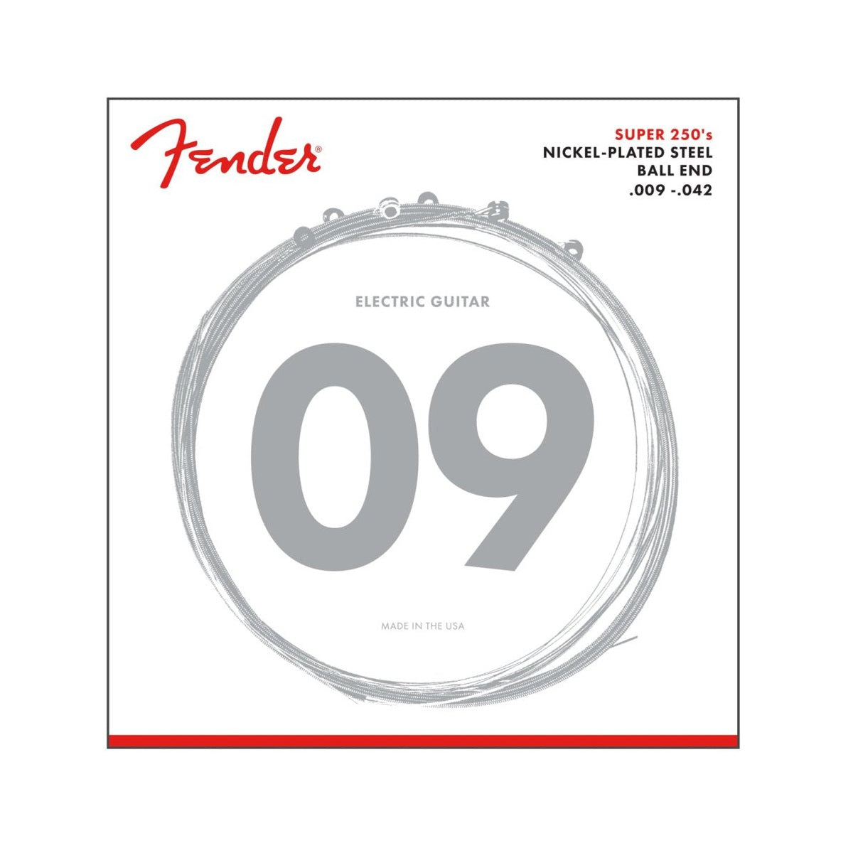 Fender Super 250's Nickel-Plated Steel Guitar String Set 2