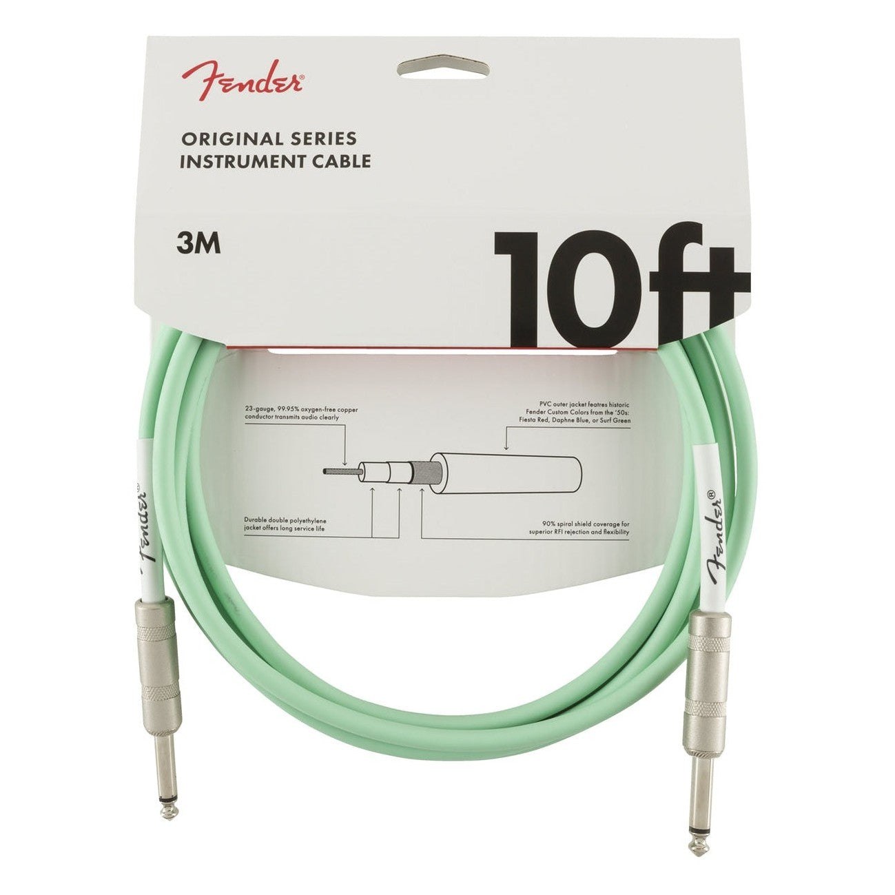 Fender 3m 10' Original Series Instrument Cable 6