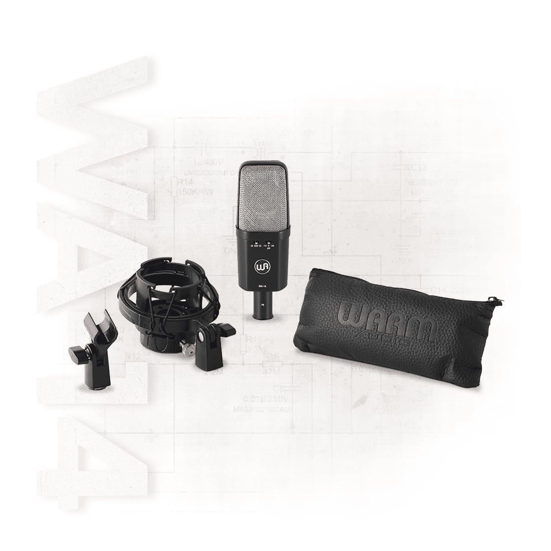 Warm Audio WA-14 - "414 Style" Large-Diaphragm Cardioid Condenser Microphone 3