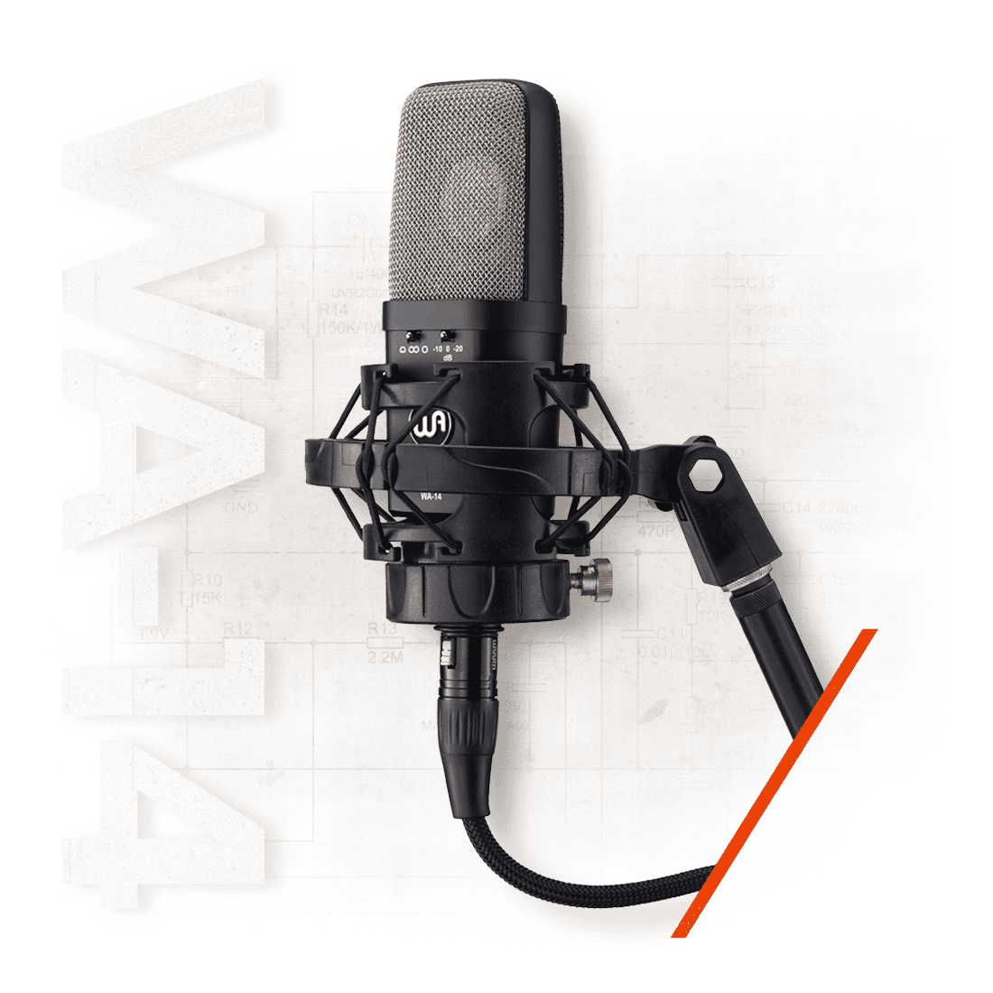 Warm Audio WA-14 - "414 Style" Large-Diaphragm Cardioid Condenser Microphone 1