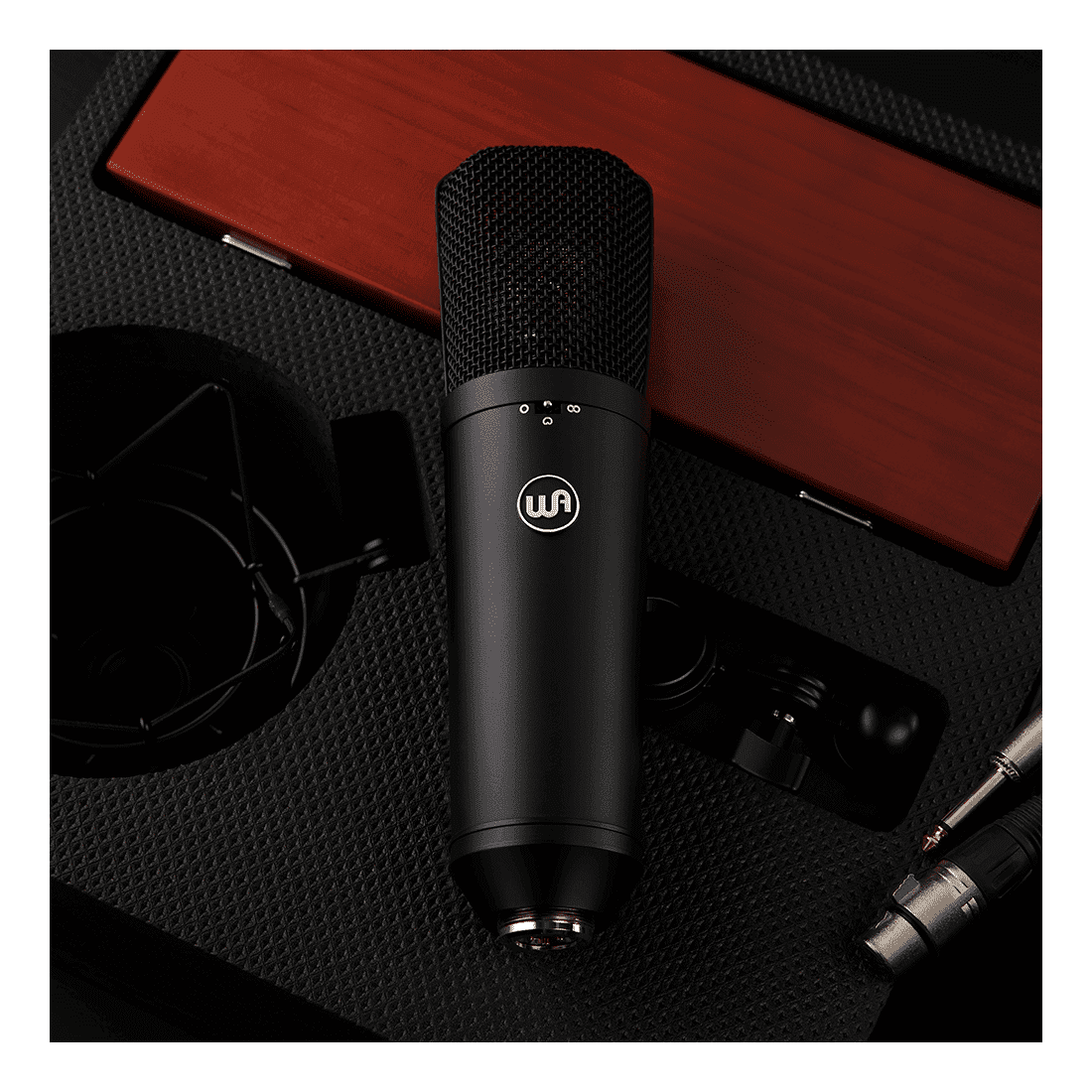 Warm Audio WA-87 R2 Large-Diaphragm Multi-Pattern Condenser Microphone Black 4