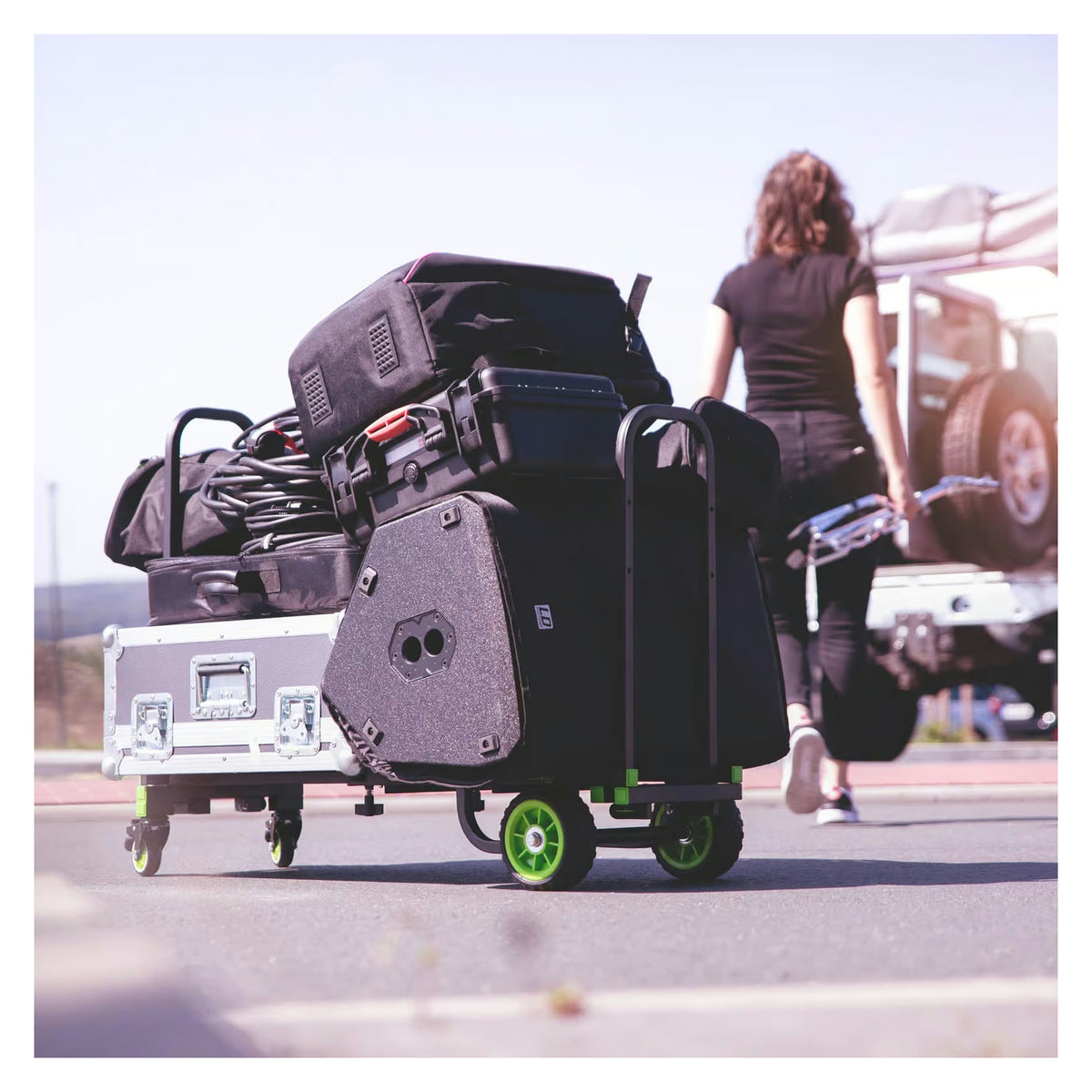 Gravity CARTM01D Multifunctional Equipment Trolley, Medium 11